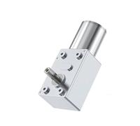 JGY370 DC12V High Torque Reducer Metal Reversible Low Speed Worm Motor 1RPM to 375RPM(55RPM)