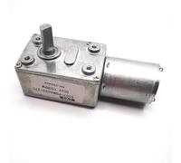 JGY370 DC6V/12V/24V High Torque Speed Reducer Metal Worm Gear Box Motors Reversible Low Speed Worm Gear Motor(2rpm,12V)