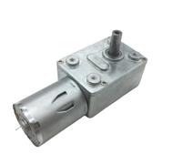JGY370 DC6V/12V24V 2RPM to 150 RPM High Torque Speed Reducer Metal Worm Gear Box Motors Reversible Low Speed Worm Gear Motor(40 RPM_DC 6 VOLT)