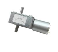 JGY370 dual output shaft motor DC 6V 12V 24V worm gear reduction motor self-locking large torque 6/10/18/23/30/40/66/90/160RPM(12V 66rpm)
