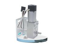 JGY370 Encoder Worm Gear Motor 6V 12V 24V Dual Shaft High Torque Low Noise Right Angle Gearbox Reducer DIY Robotics 3D Printer(Motor bracket,2R_1)