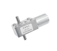 JGY370 high torque dual-axis motor self-locking strong wheel worm 24v DC gear motor 6V 12V low speed motor forward and reverse(6V,6)