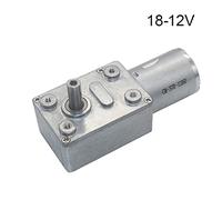 JGY370 Reversible Worm Gear Motor High Torque Speed Reducer 6V/12V24V Miniature Metal Motor With Shaft 2 RPM To 375 RPM High Torque Speed Reducer