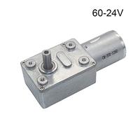 JGY370 Reversible Worm Gear Motor High Torque Speed Reducer 6V/12V24V Miniature Metal Motor With Shaft 2 RPM To 375 RPM High Torque Speed Reducer