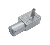 JGY370 worm gear DC reduction motor large torque self-locking motor 12V 24V 6V 8MM long axis barbecue robot motor(6rpm,12V)