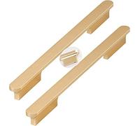 JgYiAngBq Aluminum Alloy Bathroom Arc Corner Shape Bedroom Knobs knockers Drawer Handles Dresser Kitchen Hardware,2 Pack