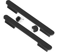 JgYiAngBq Aluminum Alloy Bathroom Arc Corner Shape Bedroom Knobs knockers Drawer Handles Dresser Kitchen Hardware,2 Pack