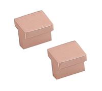JgYiAngBq Aluminum Alloy Bathroom Bedroom Knobs knockers Rose Gold Drawer Handles Dresser Pulls Kitchen Hardware,2 Pack
