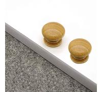 JgYiAngBq Cupboard Door knobs, 2X Solid Wooden Drawer PullCabinet Hardware,Kitchen Door Pull Knob, Pulls with Screws for Wardrobe/Hole Distance