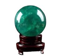 JgYiAngBq Green Crystal Ball Ornament, Suitable as a Housewarming or Business Opening Gift; Ideal for Decorating The Living Room, entryway, Bedroom, or Study