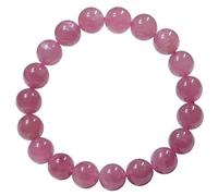 JgYiAngBq Rose Quartz Bracelet for Women Crystal Pink Purple Old Mineral Powder Gift