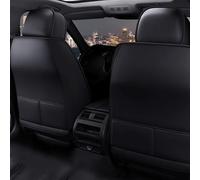 JGYZQL 2 Pcs Car Seat Covers for BYD Seal, PU Leather Seat Cushion Protectors Waterproof Interior Accessories,Black Red