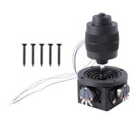 Jgzzmxuq 4-Axis D400B-M2 5K Joystick Potentiometer Rocker Hall Joystick Dimensional Resistance 5k Sealed with Button Switch