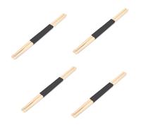 Jgzzmxuq 8Pcs Drum Stick 5A Hickory Wood Drum Sticks Kit High Quality, with Carry Bag