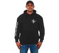 JH DESIGN GROUP Men’s Ford Mustang Classic Black Pullover Hoodie Sweatshirt, Black, M