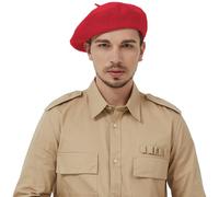 JH JOEJERRY Wool Beret, red, 58/60 cm