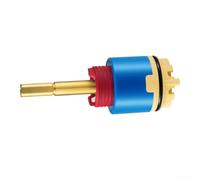 JH02BJ Pressure Balance Cartridge Shower Valve Replacement Solid Brass Ceramic Tap Valve for Single Handle Faucet Hot Cold Water Mixer Repair Kit Anti-Scald Temperature Control