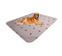 JHAISMAO 120X90CM Pet Pee Pad, 4 Sizes Reusable Waterproof Puppy Dog Cat Pee Pads Bed Carpet Washable Absorbent Pet Trainging Pads Dog Urine Mat Rug(Size:70x100cm)