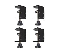 Jhanw Small C Clamps 2 Inch with 4 Small Holes in The Back, 4-Pack Adjustable Desk C-Clamp for Range 0.39"~2", Versatile Clamp for Brake, Parts Assembly, Fastening, Welding, Woodwork, Metal Work