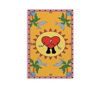 Jhayco Song Bad Bunny TarotWall Art Home Decor Vintage Poster, Retro Aesthetic Print Perfect for Living Room, Bedroom, Office, Home StudioUnframe-style08x12inch(20x30cm)