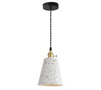 JHBHQKX White Pendant Lights Kitchen Island,Modern Cement Hanging Light Fixture Mini Hanging Lighting for Sink Dining Room Farmhouse Bedrooms