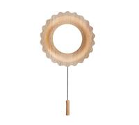 JHBHQKX Yellow Travertine Wall Sconce with Pull Chain Switch, Creative Flower Design Stone Wall Lamp, Japanese Style Vanity Light, LED Bedside Light Fixture for Bedroom, Living Room, Hallway, Staise