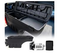 JHCAHN 2023-2026 Tool Box for Ford Ranger Wildtrak Raptor Platinum XL XLT Termor Woldtrak X New T9 Accessories Swing Storage Toolbox Space Saving Rear Trunk Bed Liner Organizer (Passenger Side)