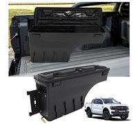 JHCAHN Swing Toolbox for Ford New Next Gen Ranger 2023-2025 T9 Wildtrak Raptor Platinum XL XLT Termor Woldtrak X Space Saving Rear Trunk Organizer Storage Tool Box (Passenger Side)