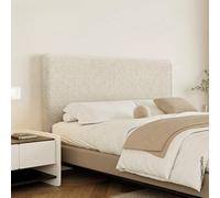 JHCBKFF Linen Stretch Headboard Covers for Full Queen King Size, Thickened Bed Headboard Slipcover Anti Slip Headboard Dustproof Protector Cover