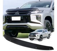JHCHAN Bonnet Guard for Mitsubishi L200 2019-2025, Mitsubishi Trition Accessories MK9 Bonnet Hood Protector Guard Wind Stone Bug Car Window Guard Deflector Shield Bugshield