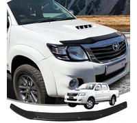 JHCHAN Bonnet Guard for Toyota Hilux 2012-2015, Hilux MK7 Bonnet Hood Protector Guard Wind Stone Bug Deflector Bugshield, Hilux D-4D Active HL2 HL3 Icon Invincible Accessories with Retaining Clip