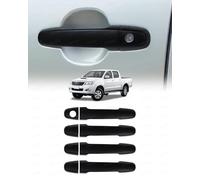JHCHAN Door Handle Protector for Toyota Hilux Accessories - 2012-2015 Hilux MK7 D-4D Active HL2 HL3 Icon Invincible Exterior Car Door Handle Cover Scratch Guard 8PCS
