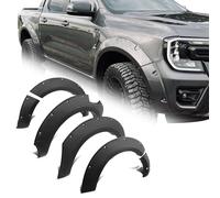 JHCHAN Fit for Ford Ranger Wildtrak 2023-2026 Accessories, Wheel Arch Kits 35-45MM Extra Tyre Coverage, Wheel arches fender Flares Protector Mudguard Fitting Trim (with Park Assist Sensors)