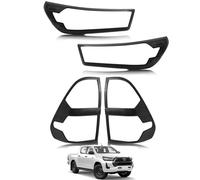 JHCHAN Headlight Rear Light Guard for Toyota Hilux 2021-2026 Active Icon, for Toyota Hilux Head Light and Taillight Cover, Hilux Accessories (Light Surround Trim)
