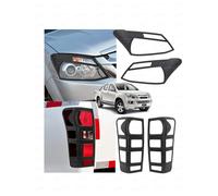 JHCHAN Light Guard for Isuzu Dmax Accessories - 2012-2017 MK4 Blade Centurion Eiger Fury Utah Yukon Headlight Taillight Front Rear Tail Light Cover Protector 4PCS