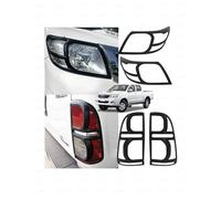 JHCHAN Light Guard for Toyota Hilux Accessories - 2012-2015 MK7 D-4D Active HL2 HL3 Icon Invincible Headlight Taillight Front Rear Tail Light Cover Protector 4PCS