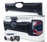 JHCHAN Tailgate Cladding for Ford Ranger Accessories 2023-2026 Wildtrak Platinum XLT XL Tremor Wildtrak X T9 Rear Tail Gate Protector Tailgate Cover Trim Body Surround Kit Guard Shield