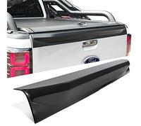 JHCHAN Tailgate Cover Rear Spoiler for Ford Ranger Wildtrak 2012-2022 XL XLT Limited Stormtrak Wolftrak Black Load Bed Rail Protector Tail Gate Guard