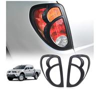 JHCHAN Taillight-Guard Compatible with Mitsubishi-L200-Accessories 2006-2015 L200 Car Light-Cover Trim Protector