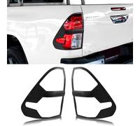 JHCHAN Taillight Guard for Toyota Hilux 2016-2025 MK8 MK9 Active Icon, 2016-2020 MK8 Invincible and X, for Toyota Hilux Rear Tail Light Cover, Hilux Accessories (Light Surround Trim)