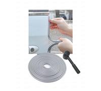 JHCHAN Universal Car Door Edge Protector w Hammer | Auto Anti-Scratch Edging Rubber Trim Stripe Guard | Weatherproof & Self-Installing (Grey,5M)