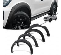 JHCHAN Wheel-Arches Compatible with Nissan-Navara-Accessories 2021-2026 D23/NP300 PRO-4X ST-X ST SL Wheel Arch Extension Kits Fender Flares Mudguard Guard Protector (40mm of Additional Tyre Coverage)