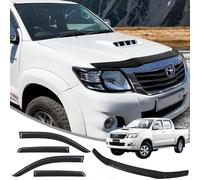 JHCHAN Wind Deflectors Bonnet Guard for Toyota Hilux 2012-2015, Toyota -Hilux Accessories MK7 Bonnet Hood Protector Guard Wind Stone Bug Car Window Guard Deflector Shield Bugshield