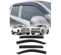JHCHAN Wind Deflectors | Fits: VW-Amarok MK1 MK2 (2010-2022) Double Cab 4pc Set | Window Rain Guards for Wind, Rain & Sun Protection