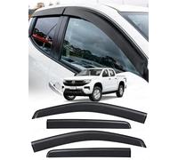 JHCHAN Wind Deflectors | Fits: VW-Amarok MK3 (2023-2026) Double Cab 4pc Set | Window Rain Guards for Wind, Rain & Sun Protection