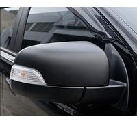 JHCHAN Wing Mirror Cover for Ford Ranger Wildtrak T7 T8 2015-2020 Double Cab MK2 MK3 XL,XLT,Limited 2 Matte Black Cap Side Mirror Cover Accessories