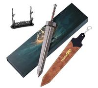 JHCPKS Elden Ring Greatsword,11.8 Inch Metal Craft,Equal Scale Reduced Model,Best Choice of Collection Lovers, Exquisite Ornament for Gameplay, Bookshelf or Themed Display, Best Gift