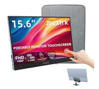 Jhcztrk Portable Monitor 15.6 Inch 1080P Ultra Thin and Lightweight FHD IPS HDR Gaming Monitor with Built-in Speakers and VESA for Laptop, Mac, PC, PS4/5