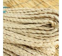 Jhdwu 1PC 4M/3.5M 3 Strand Corn Husk Straw Material Rattan Weaving Braid Straw Materials For Furniture Bag DIY Handmade Decor Craft