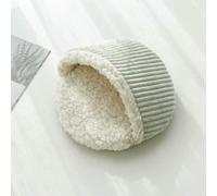 Jhdwu 1PC Autumn Winter Warm Solid Fleece Bed Mat Soft Lint Sleep Bed Nest Round Shape for Small Animal Hedgehog Hamster Rabbit Nests Mat